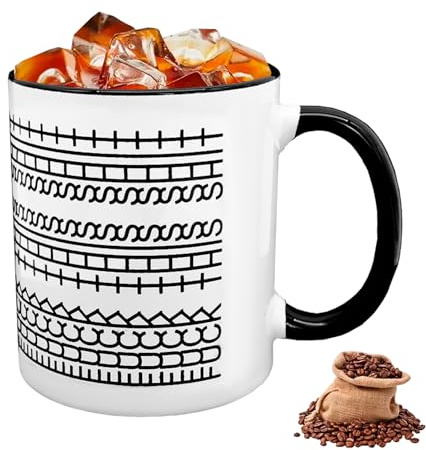 Mritrit This mugg med dolt budskap för kontor rolig gåva, 350 ml rolig keramisk kaffekopp med dolt meddelande för aprilskämt, alla hjärtans dag, födelsedagspresent svart