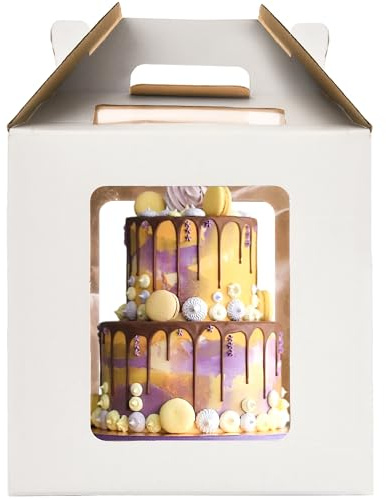 12x12x12 Inch Tall Cake Boxes for Tier Cakes, Tiered Cake box,1Pack