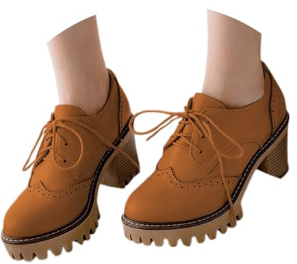 Generisch Women's Shoes Width H Sailing Shoes Platform Dirndl Shoes Breathable Slippers Casual Trainers Wedding Shoes Single Shoes Leisure Outdoor Walking Shoes Ballet Shoes, brown, 2 UK