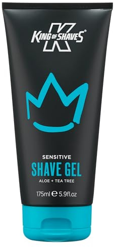 King of Shaves Sensitve Shaving Gel, Low Foam for a Refreshing and Precise Shave 5.92 fl oz
