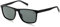 Timberland TB9312 Sonnenbrille Herren, Casual Leichte Sonnenbrille, Rechteckige Linsenform, Geeignet für Korrekturgläser, Grüne Polarisierte Gläser, Mattes Schwarz