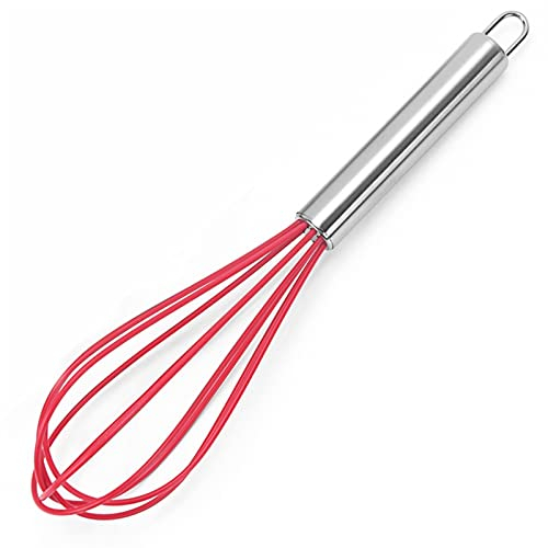 Frullino per uova a palloncino in acciaio inossidabile e silicone TRoki: frulla, sbatti e mescola le uova senza sforzo con questa frusta a spirale