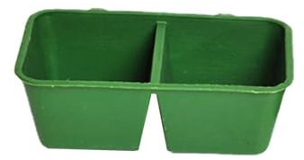 Futterspender für Papageien, 2-in-1-Futterbecher, kein Vogelfutterspender für Käfig, für Hamster, Katzen, Huhn, Kaninchen, Meerschweinchen, Wellensittiche, Voliere, Äonen