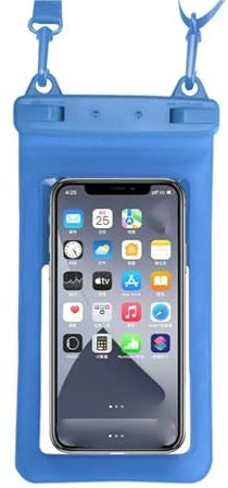 Dykväska Vattentät telefonväska Badväskor Vattentät väska Mobiltelefonväska PV-skal Waterproof Bag(Blue)