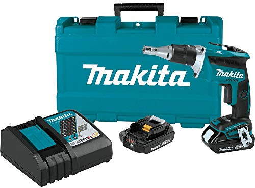 Makita XSF03R 18V LXT Lithium-Ion COMPACT Brushless Cordless Drywall Screwdriver Kit (2.0Ah)