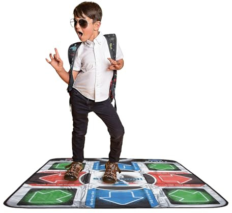 Tapis de Danse pour TV, Plug and Play, 9 Jeux rétro, 110 chansons, 3 Niveaux de difficulté, Amusant pour Les Enfants et Les Adultes, pour Les Filles, Les garçons et Les Adultes – ThumbsUp !