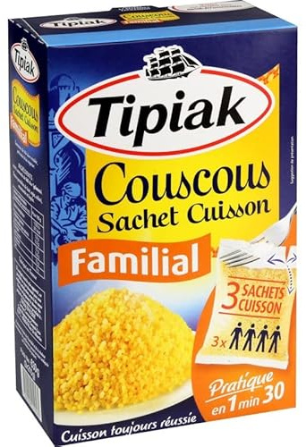 TIPIAK - Couscous Familial (3X210G) 630G - le Lot De 4