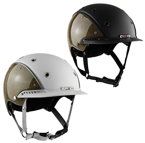 Casco Reithelm Champ-3 FLACHSFASER schwarz M (56-58cm)
