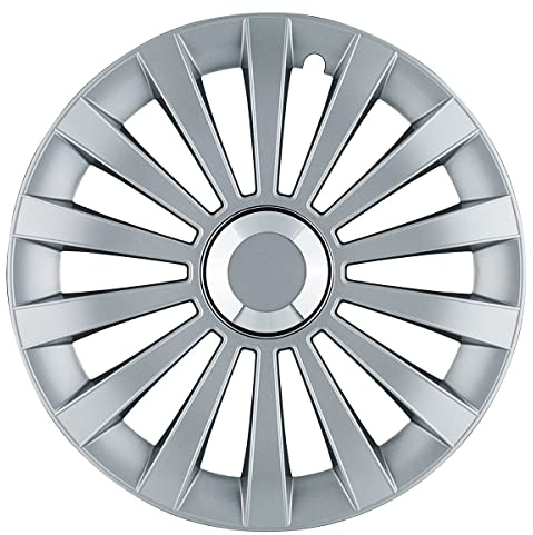 IMDICAR 4 ENJOLIVEURS Meridian Argent avec Insert Chrome 14
