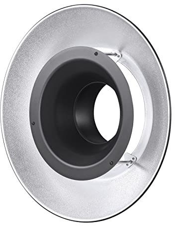 Godox RFT-25S Ringblitzreflektor aus hochwertigem Aluminiumlegierungs mit silberner reflektierende Innenfläche für Godox R200 Ringblitzkopf für die Fotografie, Hochzeiten, Werbung, Produkten