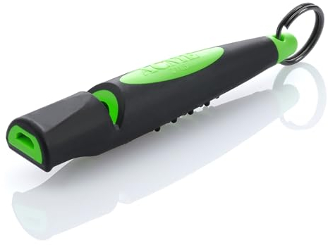 ACME Hundepfeife No. 210,5 (Update 2023) | Alpha | Verbesserte Version | Ideal für den Rückruf | Große Reichweite | Neuer Griff | Frequenzstandardisiert (Black/dg Green)