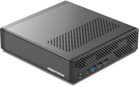 MINISFORUM MS-01 Mini Workstation Intel Core i9-12900H (vPro Enterprise Support) 32GB DDR5 1TB SSD Mini PC,2x 10Gbps SFP+/2x 2.5G RJ45/2x USB4/HDIM/1x PCIe4.0x16 slot/Support 3x M.2 2280/22110/U.2 SSD