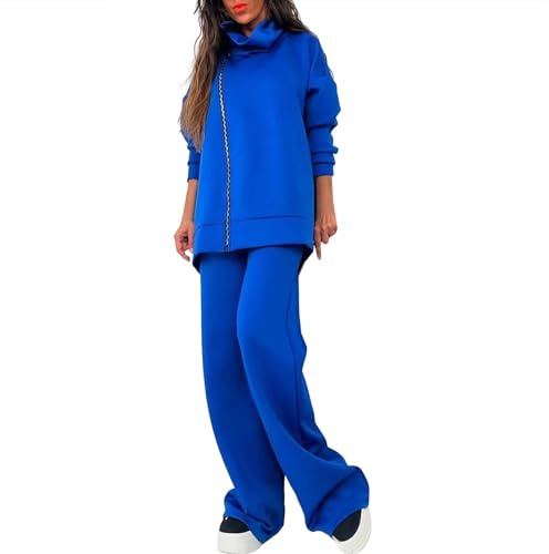 Completo Lunga Donna Camicia E Pantaloni Manica Lunga Tuta da Ginnastica Caldo Collo Rotondo Completi Donna Maglia E Pantaloncini con Cappuccio Sportivi Leggera Completo Palestra Tuta Sportivo Donna