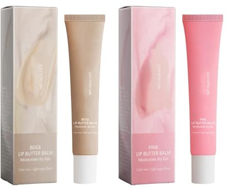 Nankoyal Bálsamo Labial Hidratante, Mascarilla Acondicionadora Para Labios, Bálsamo Labial Natural, 2 Paquetes de 15g