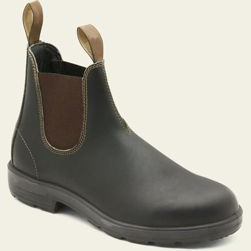 NYSDM Retro Läder Stövletter Herr Chelsea Boot Casual Plattskor Vår Vinter Slip on Par Stövlar Handgjorda Plus Size