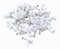 50 Cavaliers pour Cable Plat Blanc