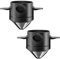 2 Stück Kaffeefilterbecher, Kaffeefilter, Filterbecherhalter, Faltbarer Kaffeefilter, Kaffeefilterbecherhalter, Papierloser Filter, Konischer Kaffeefilterhalter Schwarz