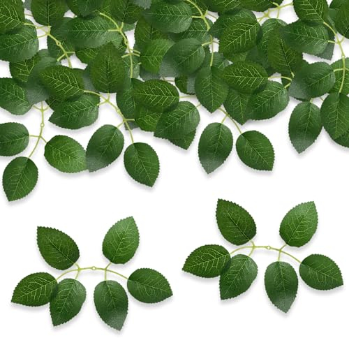 KSBBHDS 45 Piezas Hojas Artificiales Ramas Y Hojas De Plástico Para Plantas Verdes, Accesorios Para Plantas De Hiedra Artificial, Ramos De Flores Y Decoraciones De Boda