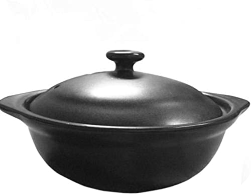 Casseruola in ceramica in terracotta, 660 ml, con conduzione rapida del calore e padella antiaderente, essenziale per cucinare in modo tradizionale