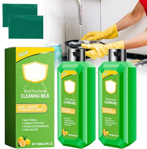 Lozione Detergente Multifunzionale Cleaner, Soluzione per La Pulizia Degli Utensili Da Cucina, Agente Detergente Ad Alte Prestazioni, Rimuove Efficacemente Lo Sporco E Le Macchie in Cucina E Bagno