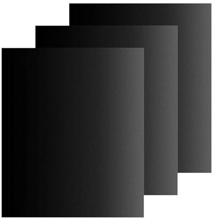 Esterilla de pizza para horno, 3 unidades, 40 x 50 cm, fibra de vidrio, antiadherente, alfombrilla para barbacoa, alfombrilla para horno, bandeja para hornear, 3 alfombrillas resistentes al calor para