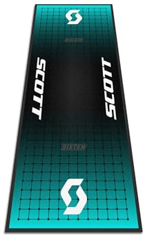 SIXTEN Tapis Home Trainer Vélo Scott 65x180 - Antivibrations et Antibruit -Vélo d'Intérieur - Durable