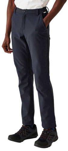 Regatta Fenton Softshell - Pantalones de Senderismo para Hombre, Color Azul Marino, Azul Marino, 38 W