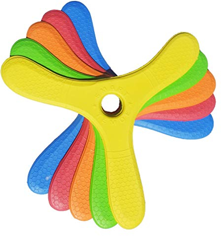 Kiwi Miniboom Boomerangs aus Schaumstoff, für leichte bis keinen Wind, 5 Stück