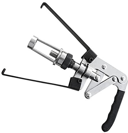 Hopbucan Universal Overhead Valve Spring Remover Compressor Stem Engine Seal Keeper Tool No-Removal Pressure-Type Pliers