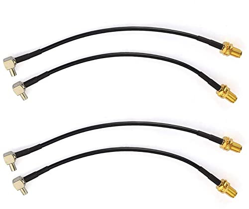 Speesy 4G SMA Kvinna Antenn En TS9 15 cm 4 ST Adapter för Router Extern Antenn E5372 E5577 E5786 E5787