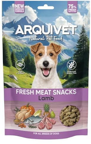 Arquivet Snack di Carne Fresca di Agnello, 800 g, per Cani Adulti
