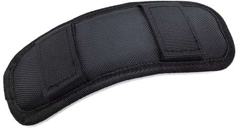 SOGOYFLA Soft Shoulder Strap Pad, Breathable & Removable Backpack Strap Pads for Bag Strap（1PCS-Black）