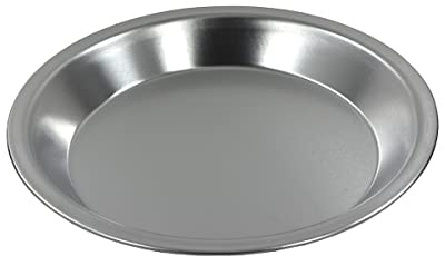 Chef Approved 9 Round Deep Pie Pan Plate | Tart Baking Dish Pastry Mold Cake Tin with 7/16 Wide Rim for Kitchen Restaurant Bakery Coffee Shop Cafeteria | 9W x 1-1/4D, 21-Gauge Aluminum, Silver