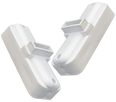 SOIMISS 2pezzi Base Per Recinzione Da in Plastica Kit Di Supporto Per Recinzioni Piedini Antiribaltamento Adatto Per Piccole Recinzioni in Cortile o Facile Da Installare e Durevole