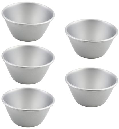 Husoiuy Stampo Per Budino - 5X Stampini Per Soufflé Da Forno | Stampi Da Cucina Riutilizzabili Per Dolci, Pudding, Soufflé E Flan