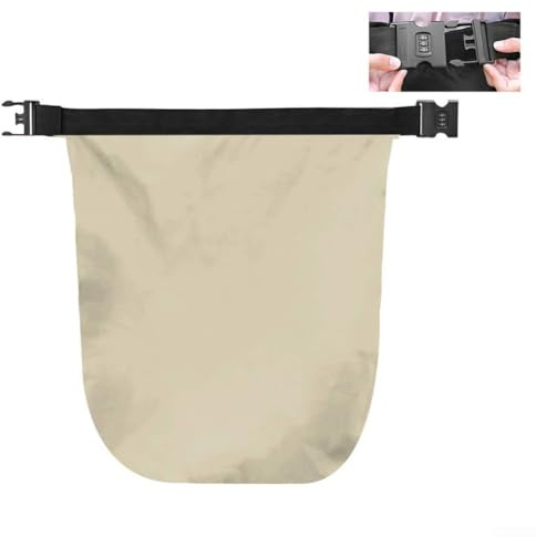 Bolsa de almacenamiento para casco de motocicleta con material Oxford impermeable, bloqueo de contraseña antirrobo, diseño espacioso para casco completo y medio uso al aire libre (bloqueo de código