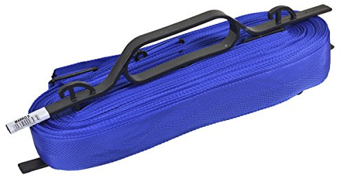 Bandes pour Le Beach Volley-Ball 8x16m - 4cm Délimitations de Terrain de Beach-Volley réglable 18x9m (Bleu)