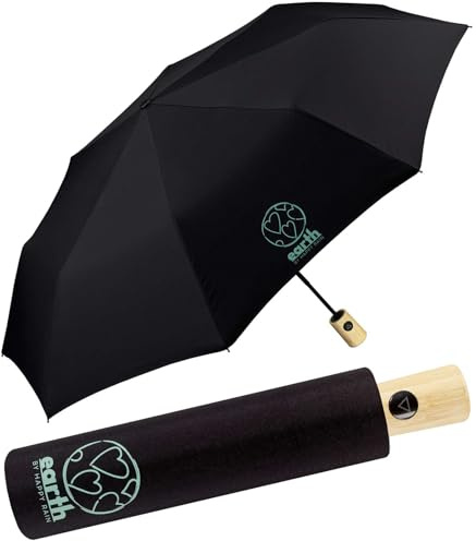 Happy Rain Parapluie de poche automatique Terre