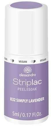 alessandro Striplac Peel or Soak - SWEET SORBETS - SIMPLY LAVENDER - VEGAN - LED-Nagellack in Lila - Für perfekte Nägel in 15 Minuten, 5ml