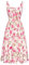 SCARLET DARKNESS Robe d'été victorienne décontractée sans manches avec bretelles spaghetti pour femme - Robe florale pour l'été, la plage, Beige rose rouge floral, M