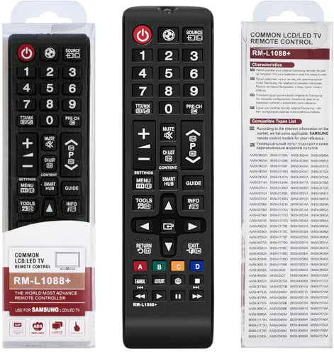 Telecommande Universelle Samsung,Télécommande Samsung pour avec Tous Les téléviseurs Samsung Universelle - Aucun Réglage Requis