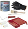 Adler 5in1 Buntlack - Grund- und Decklack + Zubehör RAL9005 tiefschwarz, 375ml