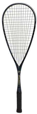 Black Knight Falcon Squashschläger - Head Heavy Balance, Teardrop Frame, 125g leicht, langlebig mit Graphitrahmen, ideal für professionelle Spieler