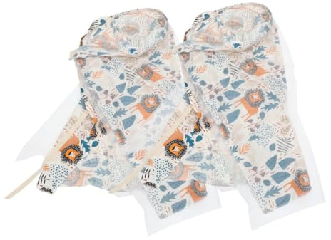 2pcs Muslin Nursing Scarf for Breastfeeding Cotton Polyester Cover | Adjustable Fit, Year round Use, Chic Design the Go, Double Layer Set, Versatile Shape