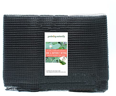 Brassica 5 mm x 7 mm Butterfly Crop Protection Netting Soft and Strong - Many (Soft Butterfly Protection Netting, 3m x 4m)