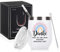 Livole Abschiedsgeschenk Lehrer, Lehrerin, Dankeschön Geschenke Klein - Danke Dass Du Uns Beim Wachsen Geholfen Hast - 12OZ Coffee to go Becher, 600ml Edelstahl Kaffeebecher