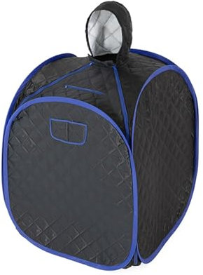 spa de sauna en casa, Tienda de sauna de portátil, caja de sala de SPA sin izador for una persona o dos personas, pérdida de peso, adelgazamiento de cuerpo completo, sin izador ( Color : 1 person blac