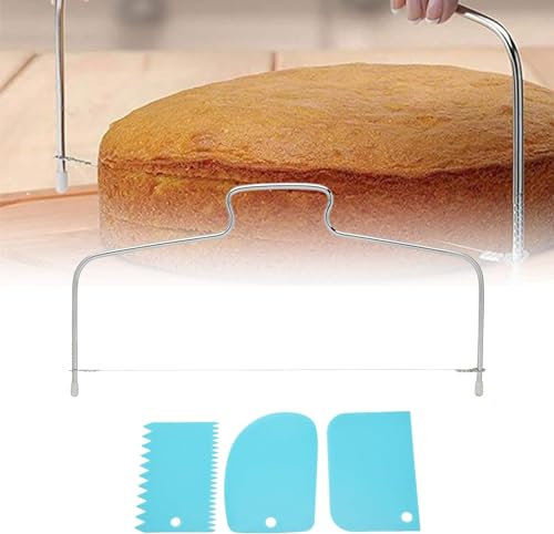 Votvlog Taglia-torta, tagliaporta, utensile da pasticceria, tagliaporta per torte, taglierina in acciaio inox, taglierina da dessert per la panetteria domestica, Easy line