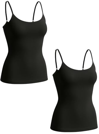 SHAPERMINT Womens Tops - Scoop Neck Cami Body Shaper for Women, Shapewear Tummy Control, Camisole Tank Tops for Women