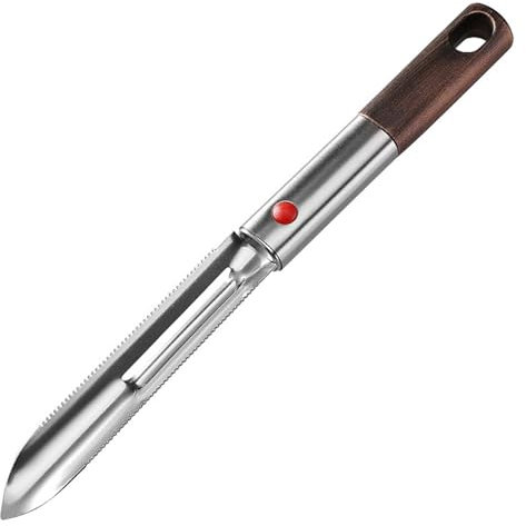 Dispositivo per la rimozione dello squamatore di Pesce,Squamatore di Pesce, Strumento per squamare i Pesci in Acciaio Inossidabile, Denti seghettati, Gadget da Cucina per la casa Raschietto per Pesce